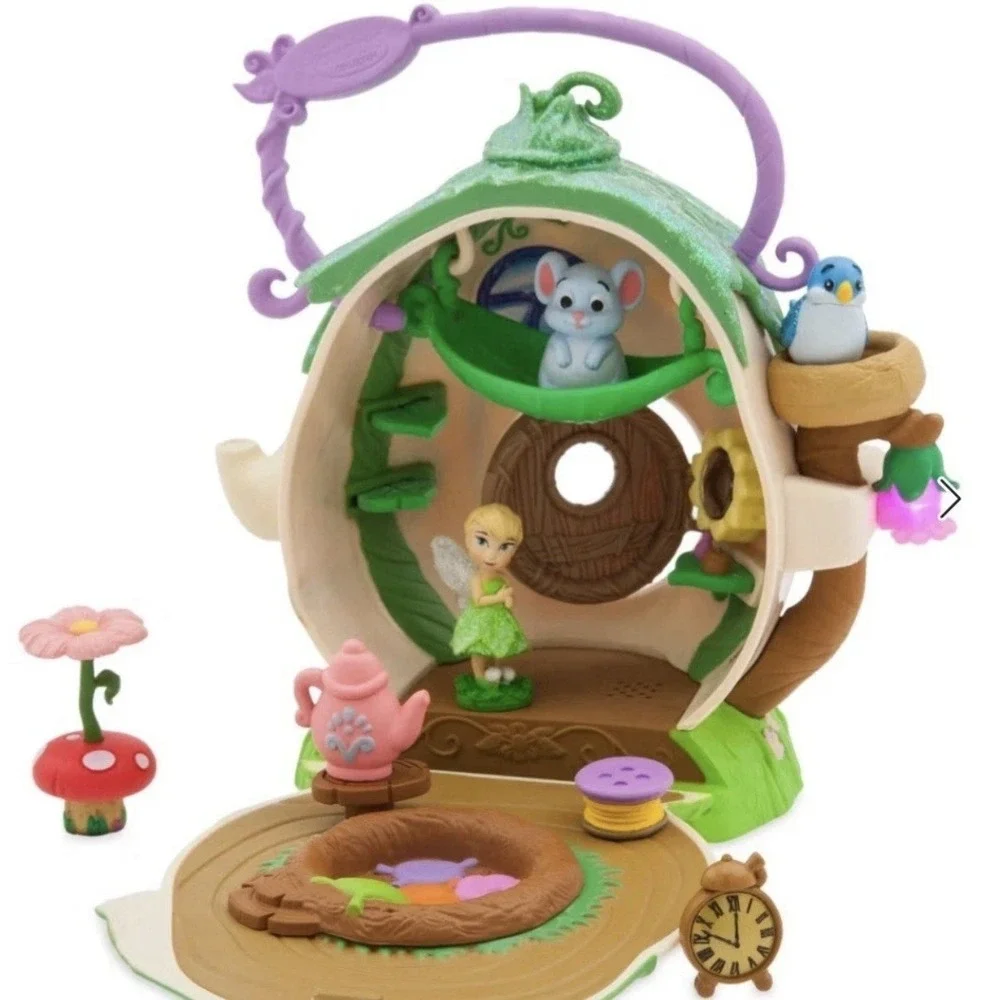 Disney Store Tinker Bell Micro Playset, Disney Animators' Collection Littles NIB